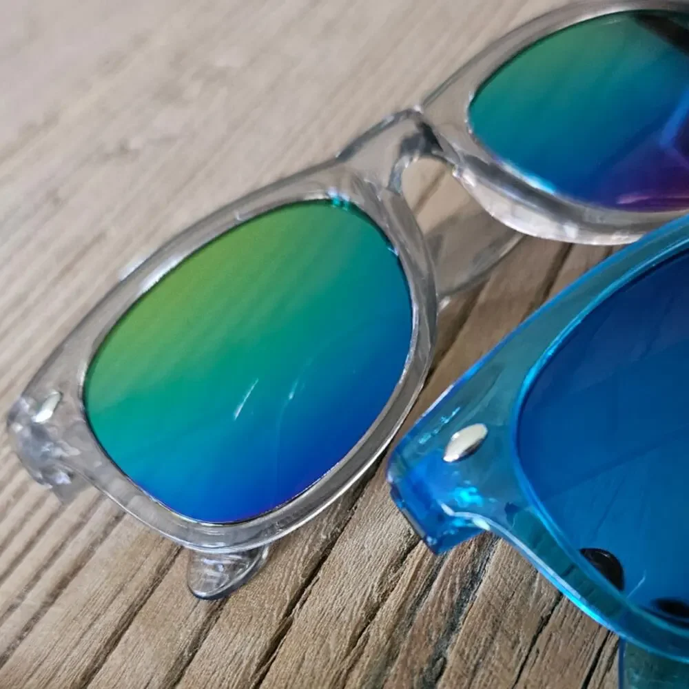 Kids Green and Gray Neon Sunglasses Bundle
